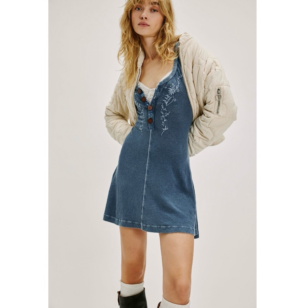 Free People Finley Henley Dress